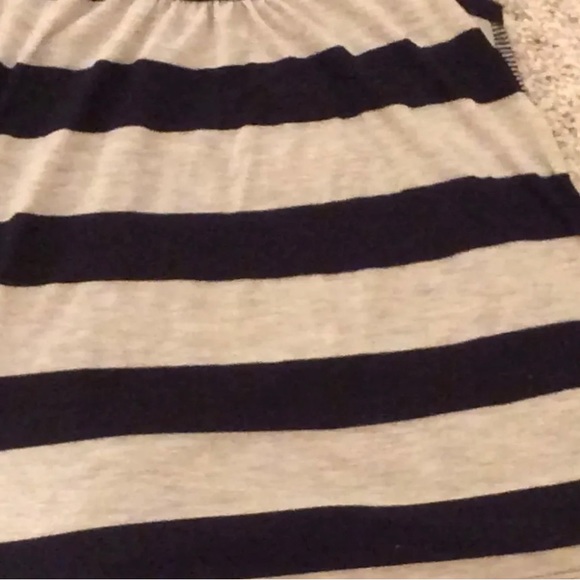 Soprano Brand Raceback Striped Tank Top Black/Beige-Junior Size:Small - EUC - Picture 3 of 5
